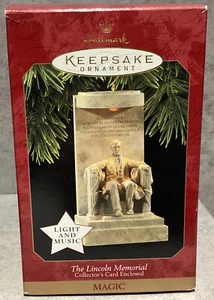 Hallmark 1997 Andenken Ornament The Lincoln Memorial Licht & Musik - Bild 1 von 2
