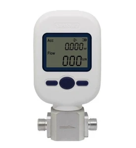 Digital Gas Flow Meter Gas Mass Air Nitrogen Oxygen Flow Rate Meter 0-100L/Min - Picture 1 of 10