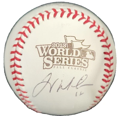 Will Middlebrooks Signed 2013 World Series Baseball Boston Red Sox JSA COA - Image 1 of 4
