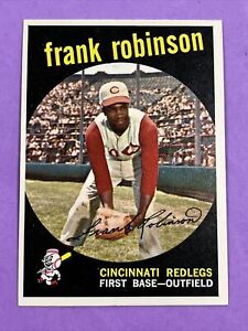 1959 TOPPS FRANK ROBINSON HOF #435 - CINCINNATI REDLEGS