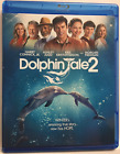 Dolphin Tale 2 (Blu-ray/DVD,2-Disc Set)Ashley Judd,Morgan Freeman,Not a Scratch!