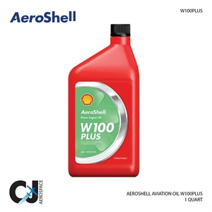 AeroShell Aviation Piston Engine Oil W100PLUS - 1 Quart - Picture 1 of 1