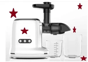 Máquina exprimidora exprimidor prensa en frío con 92% de rendimiento de jugo fácil limpieza y motor silencioso - Imagen 1 de 4