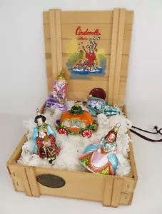 Kurt Adler Polonesa Vidrio Cenicienta Árbol de Navidad Conjunto de Adornos Komozja - Imagen 1 de 17