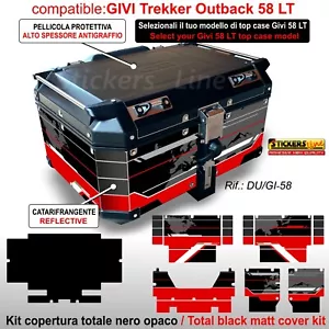 Kit adesivi bauletto top case GIVI 58 LT compatibili per DUCATI Multistrada - Foto 1 di 6