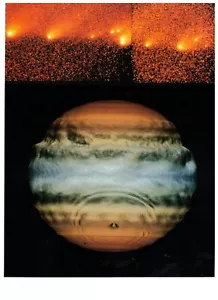 Jupiter Asteroid Impact Space Foto Smithsonian 1994 Stampa Vintage Pubblicità - Foto 1 di 1