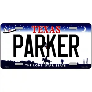 Letrero de metal Parker Texas - Imagen 1 de 1