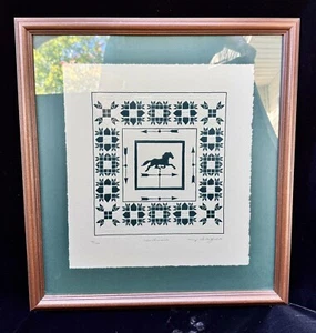 Mary Rutherford Limited Ed Signed, Numbered "Weathervane" Embossed Quilt Pattern - Picture 1 of 10