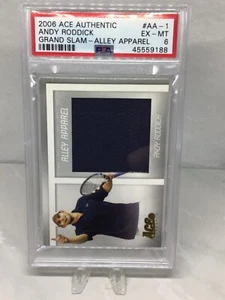 2006 Ace G/S Alley Apparel #AA-1 Andy Roddick PSA 6 (Top Pop, Pop 1) - Bild 1 von 2