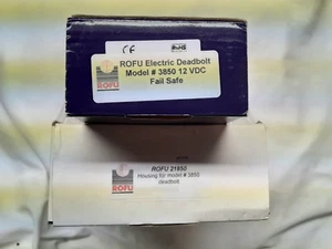 ROFU ELECTRIC DEADBOLT #3850 12VDC FS WITH HOUSING MODEL 21850 - Picture 1 of 2