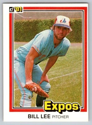 1981 Donruss - #211 Bill Lee - Image 1 of 2