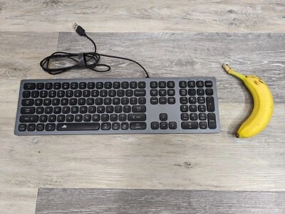 Powzan KB770 Slim Keyboard - Space Gray - Image 1 of 2