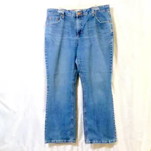 Levi Strauss Signature Women's Jeans Bootcut Medium Wash Size 16S W38 X L29 - Picture 1 of 6
