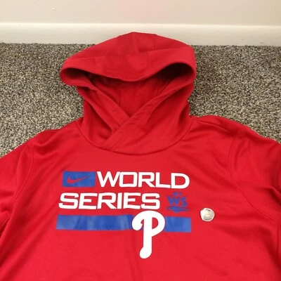 NWOT Philadelphia Phillies Hoodie Nike 2022 World Series Sweatshirt Womens XL - Image 1 of 4