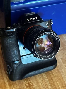 Sony A7r Mark 1 Body with a Konica Hexanon 57mm 1.4 Lens and Battery - Picture 1 of 3