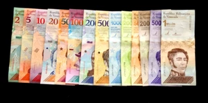 14 Venezuela banknotes- 2 - 1 Million Bolivares - 2018 Soberano full set / UNC - Picture 1 of 2