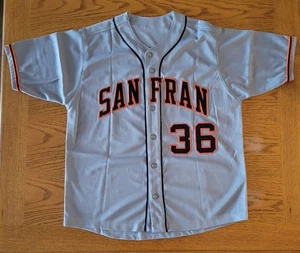 Gaylord Perry Signed Custom MLB Jersey SF Giants JSA - Picture 1 of 9