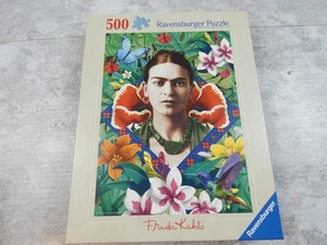 Rompecabezas Ravensburg 500 piezas Frida Kahalo fantasía floreciente mujer fuerte completo - Imagen 1 de 8