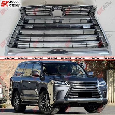 Kits de carrocería de malla para parachoques delantero para Lexus LX570 2016-21 ABS cromado Foto 1 de 4