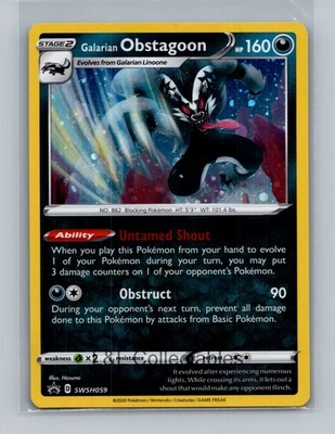 Galarian Obstagoon #SWSH059 Promo SWSH: Sword & Shield Promo Cards - Image 1 of 2