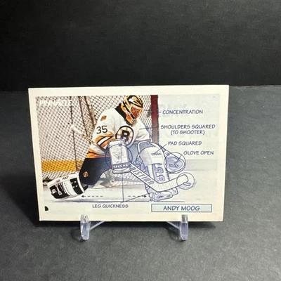 1991 Pinnacle TECHNICIAN #379 Andy Moog BOSTON EX/NM - Image 1 of 2