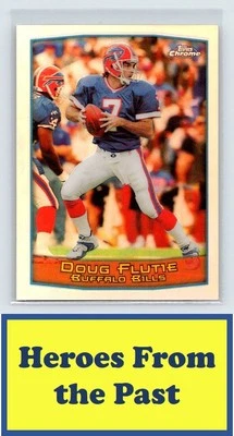 1999 Topps Chrome Refractors #20 Doug Flutie 068-F - Image 1 of 2