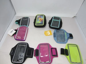 Lot of 8 Nathan Running Smartphone MP3 Player Carrier Armband OSFM Multicolor - Photo 1 sur 12