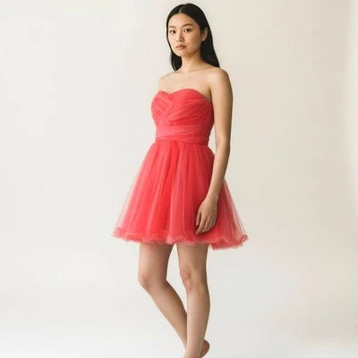 Маскарад ~ арбуз тюль официальное платье 7/8 Valentines Барби фея - Изображение 1 из 4