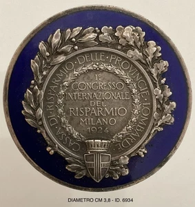 MILANO CASSA DI RISPARMIO PROV LOMBARDE DIST. LIBERTY I° CONG DEL RISPARMIO 1924 - Picture 1 of 6