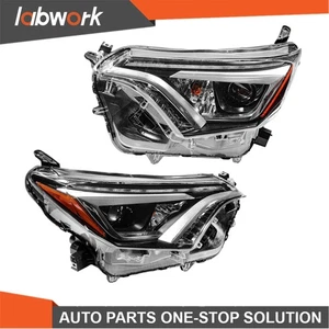 Labwork Headlight For Toyota RAV4 2016-2018 LED Headlamp Driver & Passenger Side - Picture 1 of 12