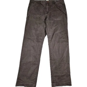 Flint and Tinder Pants Mens 36x30 Brown Chino Straight Leg Busines Work Casual - Picture 1 of 6