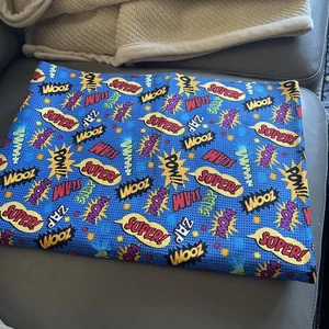 Marvel DC Comics Fabric  4 Yards -Superhero 100% Cotton - Picture 1 of 2