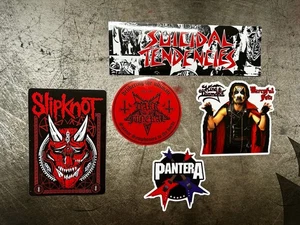 SKATEBOARD STICKER Lot 5 Thrasher Band Stickers World Industries JNCO - Picture 1 of 4