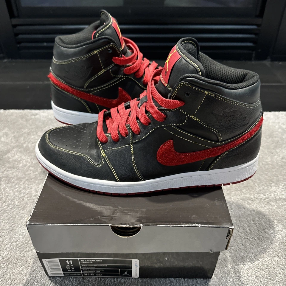 Nike Air Jordan 1 Retro Phat Premier Milho 375173-062 Raro 2009 Masculino Tamanho 11 - Imagem 1 de 4