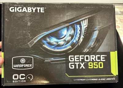 GIGABYTE GeForce GTX 950 2GB GDDR5 GV-N950WF2OC-2GD - Image 1 of 4