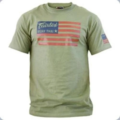 Camiseta FAIRTEX - MMA Muay Thai - Verde EUA - Masculina Tamanho M - Imagem 1 de 1