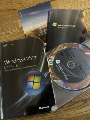 Microsoft Windows Vista Ultimate - 32-Bit 64 Bit Deutsch - Bild 1 von 3