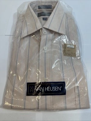 Van Heusen Dress Shirt Mens Button Down 15.5 32/33 Striped - Image 1 of 4
