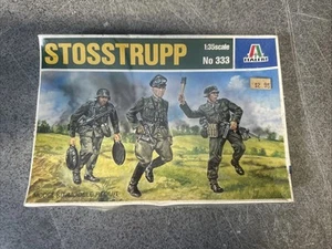 Italeri 1/35 Alemán Stosstrupp SELLADO DE FÁBRICA De colección 84 Caja Dañada Pero Sellada - Imagen 1 de 8