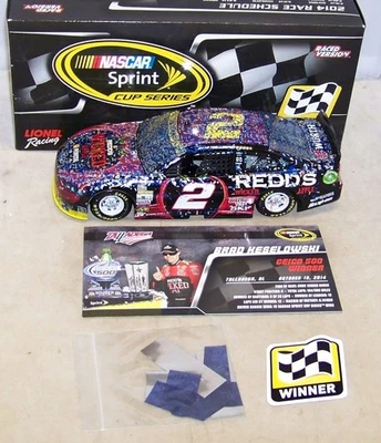 1:24 ACTION 2014 #2 REDD'S APPLE ALE TALLADEGA RACE WIN WINNER BRAD KESELOWSKI  - Image 1 of 4