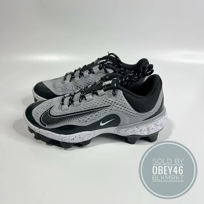 Botines de béisbol Nike Alpha Huarache Elite 4 MCS grises FD6221-002 talla 12 Foto 1 de 4