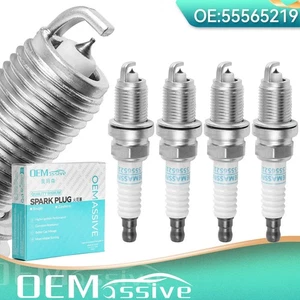 55565219  Iridium Spark Plugs For Chevrolet Aveo Opel VAUXHALL  Astra Corsa C D - Picture 1 of 11