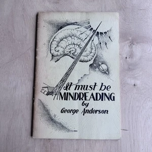 It Must Be Mindreading 1949 George Anderson Vintage Mentalism Booklet Magic Book - Bild 1 von 9