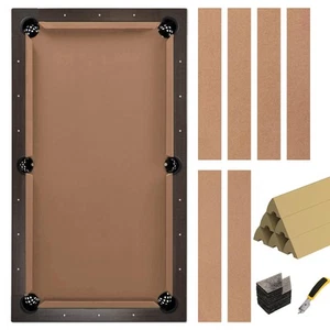 iEsstros 8ft Billardtisch Filz und Bumper Kit Filz für Billardtisch Billard Gerinnsel... - Bild 1 von 8