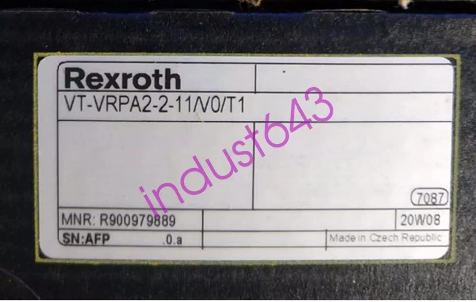 1PCS REXROTH R900979889 VT-VRPA2-2-10/V0/T1 Module - Image 1 of 1