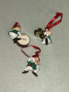 3 adornos de recuerdo de sello vintage Hark! Its Herald años 90 sin caja - Imagen 1 de 2