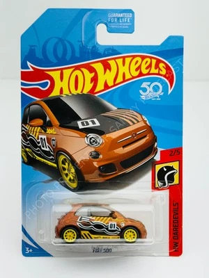 Hot Wheels 2018 SUPER Treasure Hunt FIAT 500 Brown NEW in BLISTER !!! - Image 1 of 4