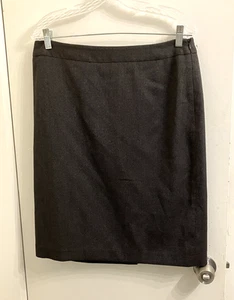 Nine West Anzug Damen Größe 12 Rock Anthrazit Grau Gemustert Rückenschlitz Büro - Bild 1 von 5