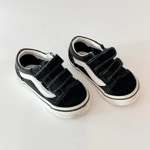 Vans Old Skool Kleinkind schwarz weiß Größe 5 Sneaker Skater klassisch Baby - Bild 1 von 6
