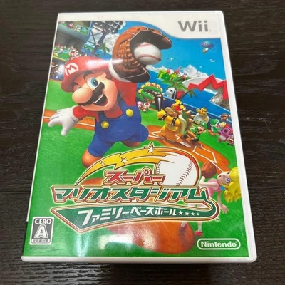 Wii Super Mario Stadium Family Baseball Nintendo Tested Japanese ver with Case - Image 1 of 3